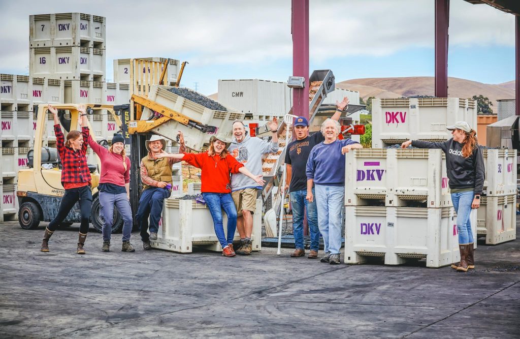 Grape sorting is serious business, but this team of ours keeps it fun every year!